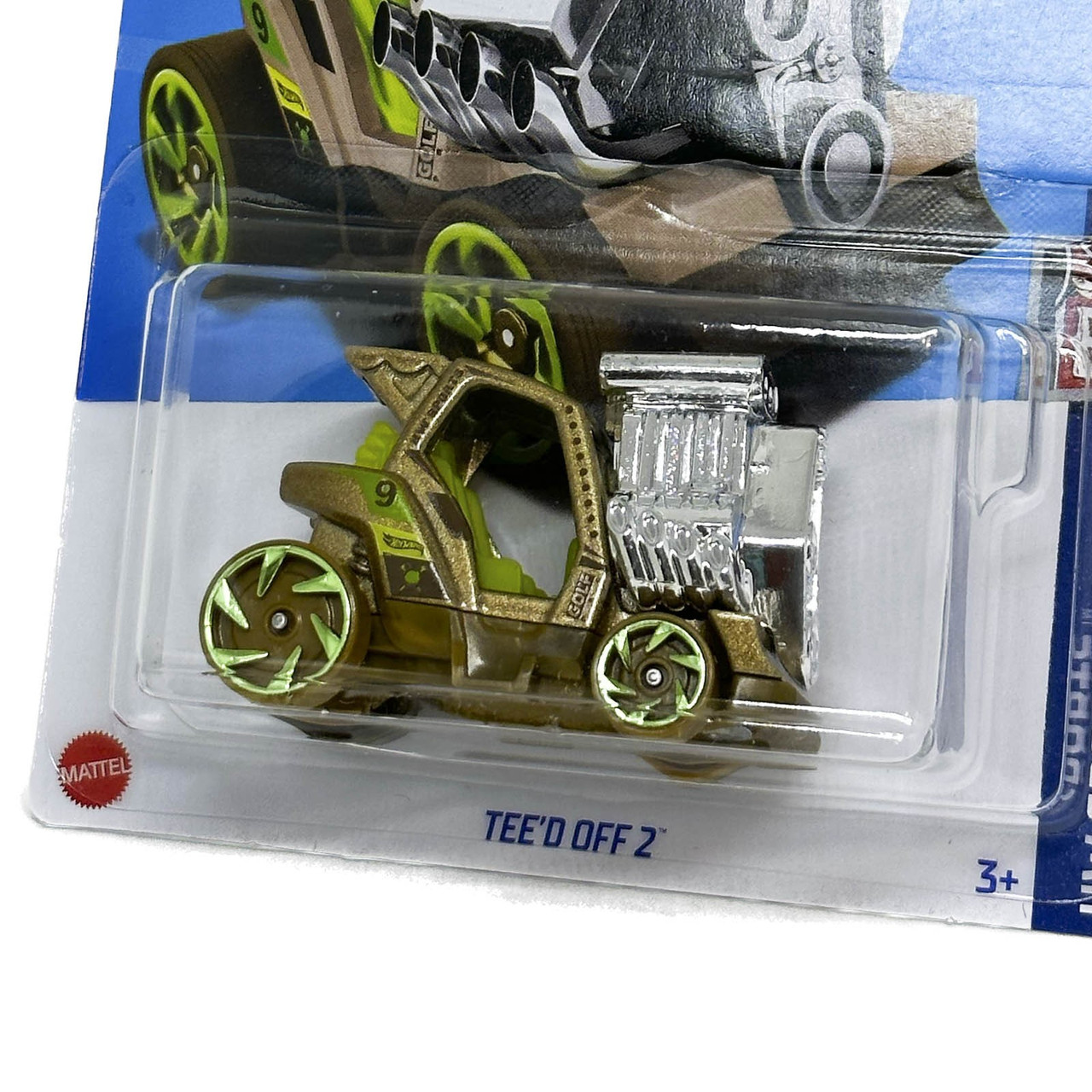Машинка Хот Вілс 1:64 Tee'd Off 2 колекція HW SPORTS Hot Wheels Mattel HKK44