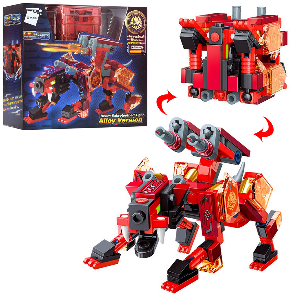 Конструктор Qman "Cube of Beasts" Тигр 41221, фото 1