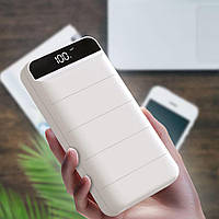 УМБ Портативное зарядное устройство для Power Bank T35590 Type-C 50000 mAh, Белый (H-7)