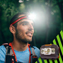 Світлодіодний ліхтарик EUROLAMP налобний 3W чорний (HL-3W(black)ст), фото 6
