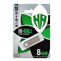 Накопитель USB Flash Drive Hi-Rali Shuttle 8gb Цвет Стальной