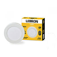 СВЕТОДИОДНЫЙ СВЕТИЛЬНИК LEBRON L-PRS-1841, 18W, НАКЛАДНОЙ, D.220X36MM, 4100K, 1260LM, УГОЛ 120 °