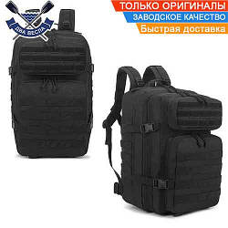 Тактичні рюкзаки 40л Storm Cooper Black MOLLE тактичний рюкзак чорний сумка баул чорна тактичні рюкзаки для полювання та риболовлі