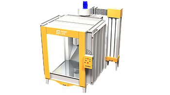 Камера напилення КН-3.1 з КФ-6 для порошкового фарбування (прохід 1500) 1-постова