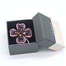 Брошка конюшина 45х35мм Бузкова, фото 3