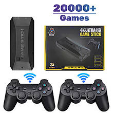 Портативна ігрова приставка бездротова M16 20000+ ігор, 128 ГБ, 2 джойстики, ретро 8-16-32 біт, 4K, HDMI