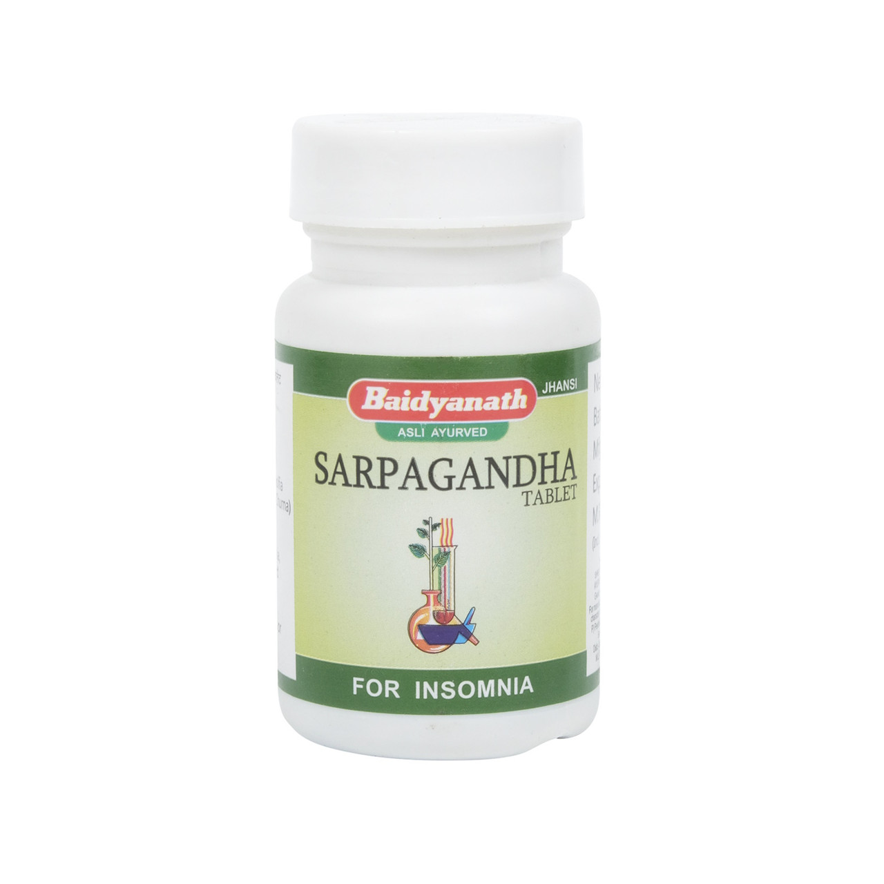 Препарат для зниження кров'яного тиску SARPAGANDHA BAIDYANATH 50 таб, Сарпагандха заспокійливий засіб