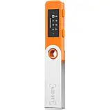 Холодний гаманець для криптовалют Ledger Nano S Plus Orange BTC, фото 2