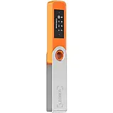 Холодний гаманець для криптовалют Ledger Nano S Plus Orange BTC, фото 3