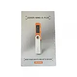 Холодний гаманець для криптовалют Ledger Nano S Plus Orange BTC, фото 7