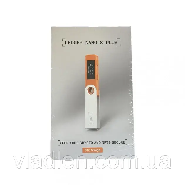 Холодный кошелек для криптовалют Ledger Nano S Plus Orange BTC - фото 7 - id-p1968132170