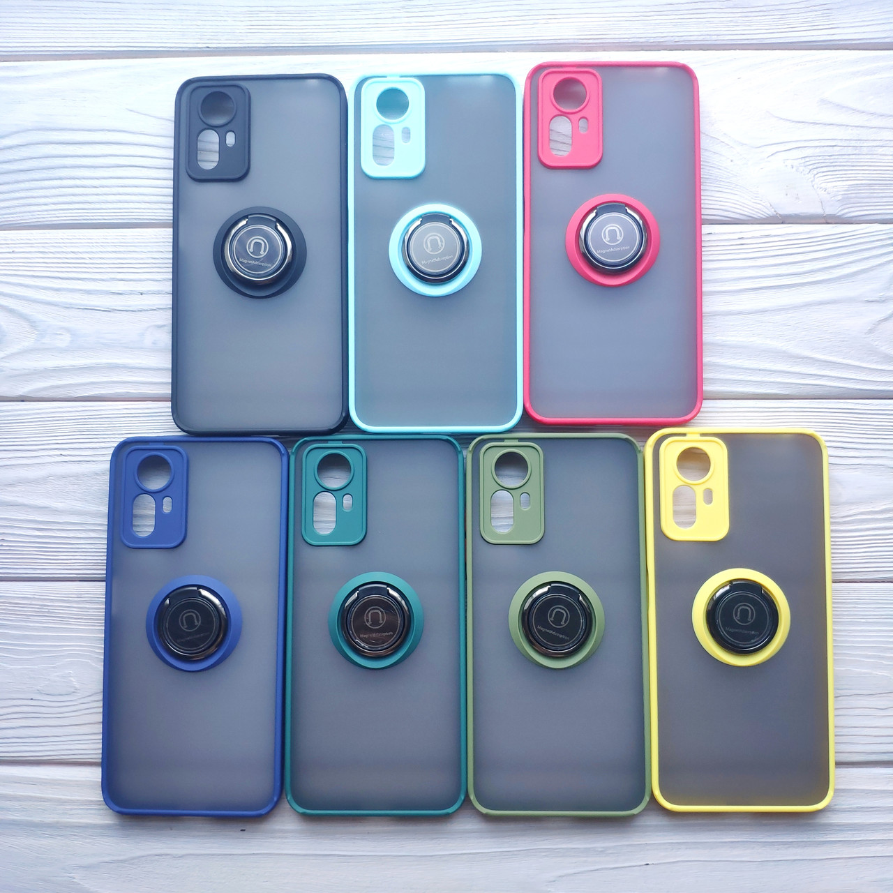 Чохол Armor Ring для Xiaomi Redmi Note 12S Протиударний з кільцем (різні кольори)
