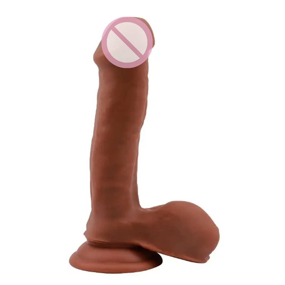 Фалоїмітатор на присоску Chisa Topless Lover Brown, мулат