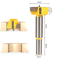 Фреза 3132 "Форстнера" по дереву 32мм - хвостовик 10мм
