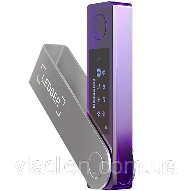Холодний гаманець для криптовалют Ledger Nano X Cosmic Purple