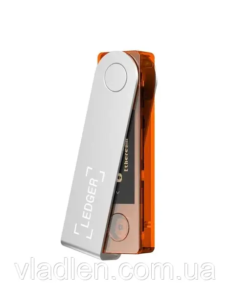 Холодний гаманець для криптовалют Ledger Nano X Blazing Orange