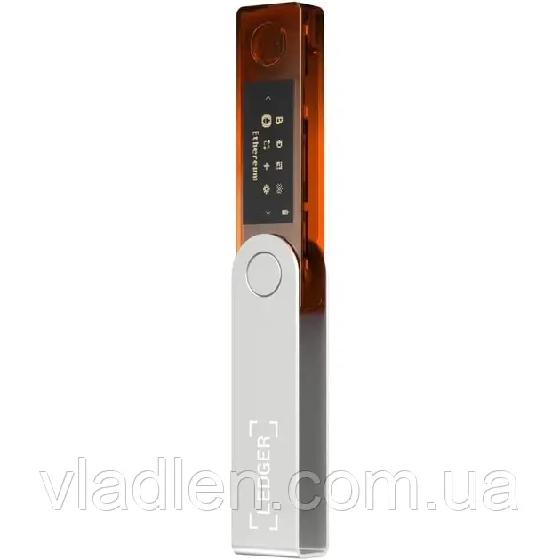 Холодный кошелек для криптовалют Ledger Nano X Blazing Orange - фото 3 - id-p1968129893