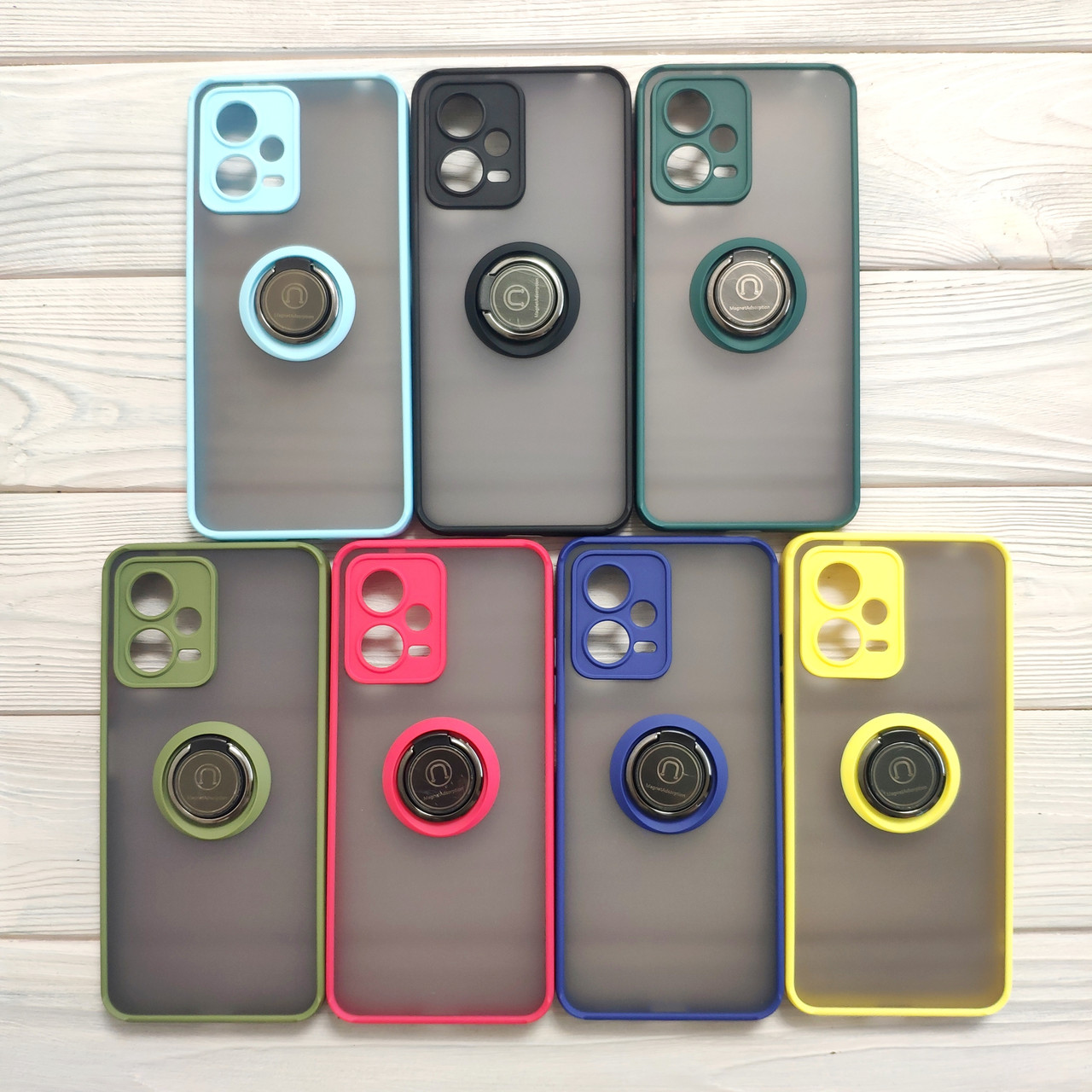 Чохол Armor Ring для Xiaomi Poco X5 5G Протиударний з кільцем (різні кольори)