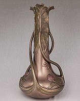 Ваза Veronese Стрекоза на лотосе 46 см (10145 V4)
