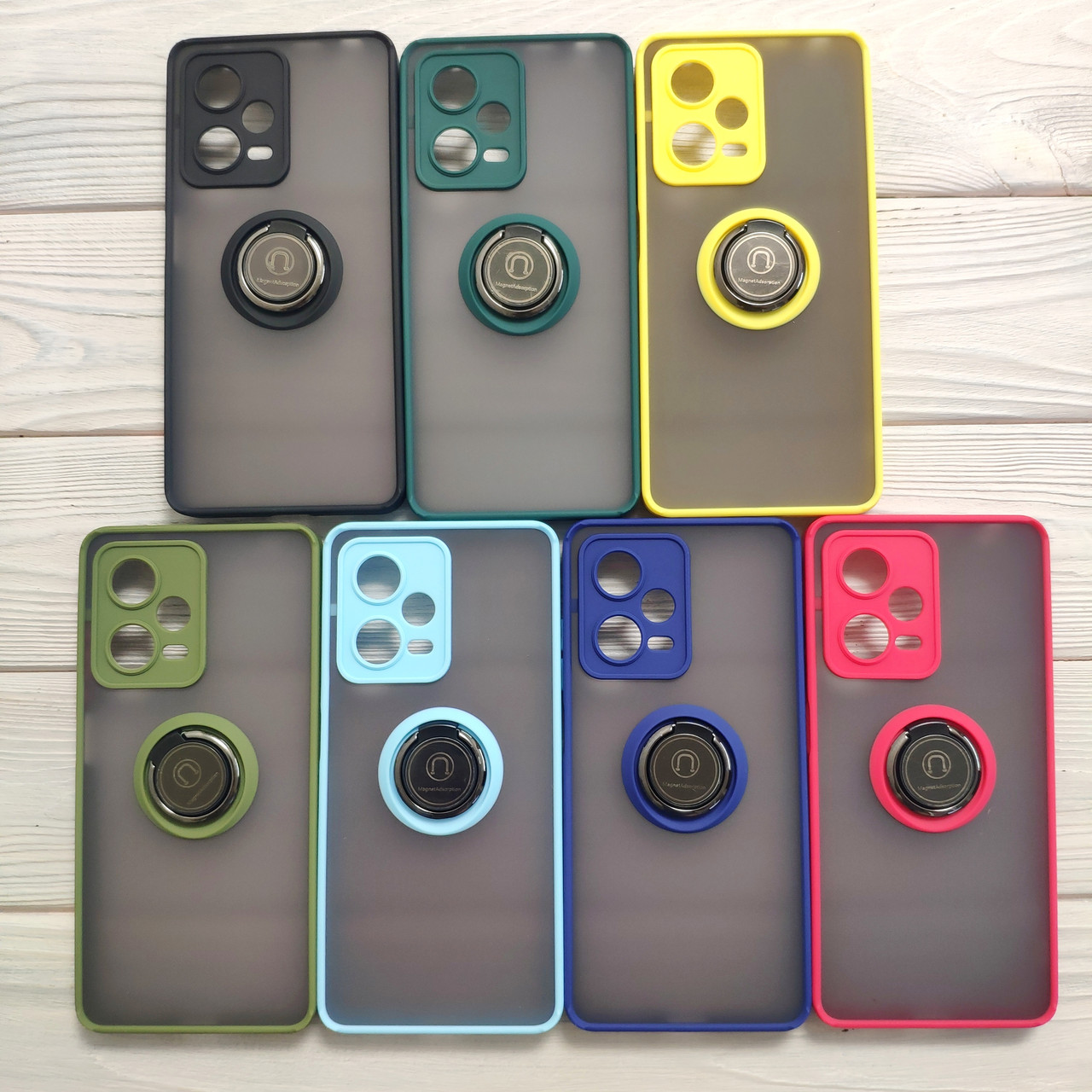 Чохол Armor Ring для Xiaomi Redmi Note 12 Pro 5G Протиударний з кільцем (різні кольори)