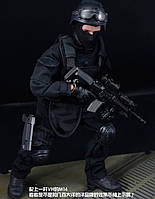 Іграшковий солдат Swat 12 Action Figure Black, фото 2