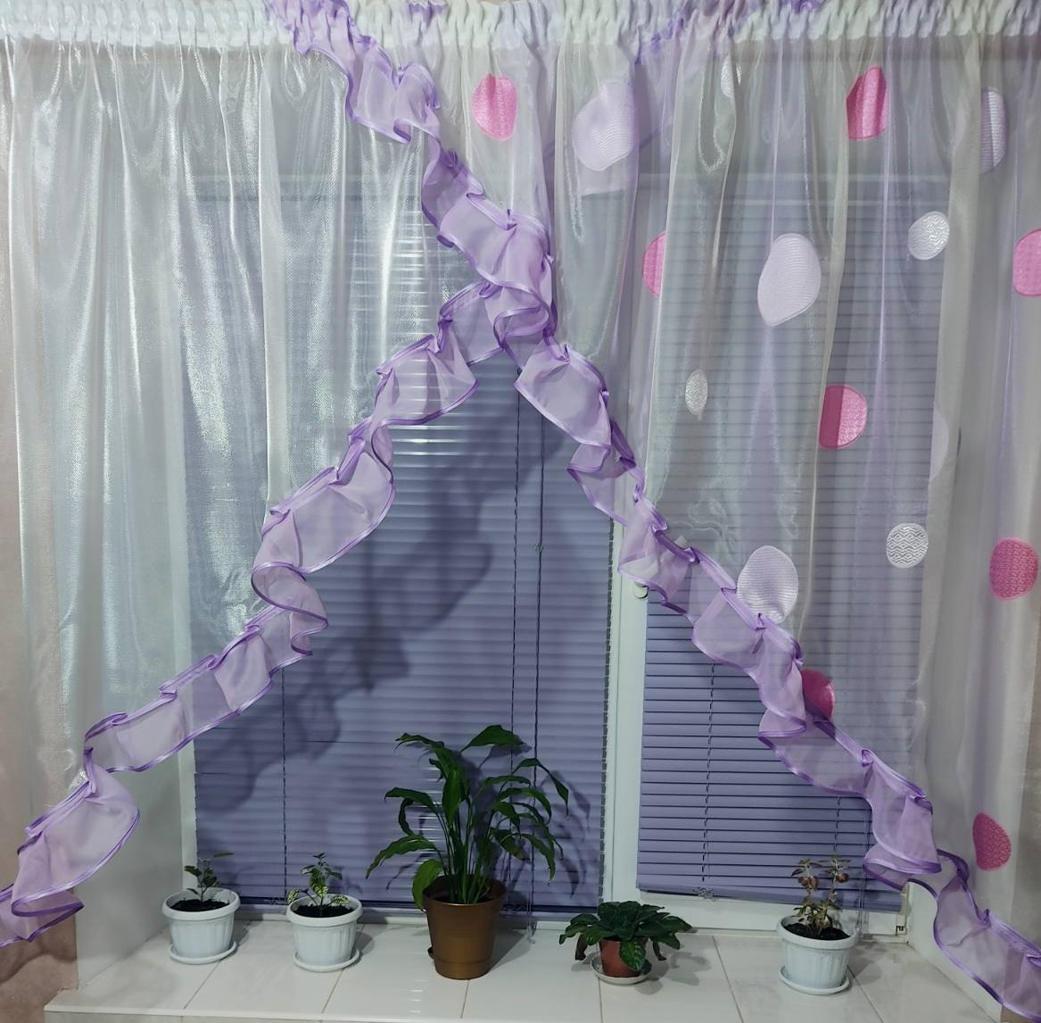 Готова кухонна фіранка, арка "Анет"