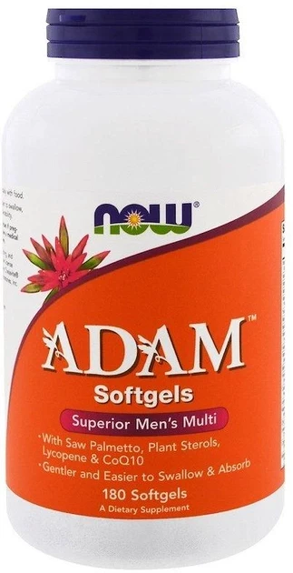 NOW ADAM Tablets Superior Mens Multi (180 softgels)