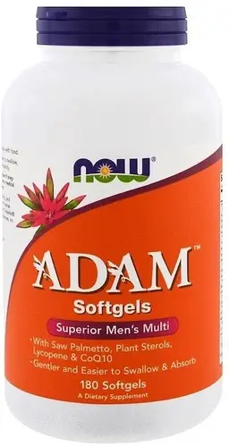 Купить NOW ADAM Tablets Superior Mens Multi (180 softgels), цена 1995 ...