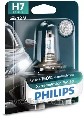 PHILIPS 12972XVPB1 H7 55W 12V X-tremeVision Pro150 +150% B1