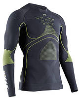 Термофутболка X-Bionic Energy Accumulator 4.0 Shirt Round Neck Long Sleeve S Черный Зеленый ( GL, код: 7797876