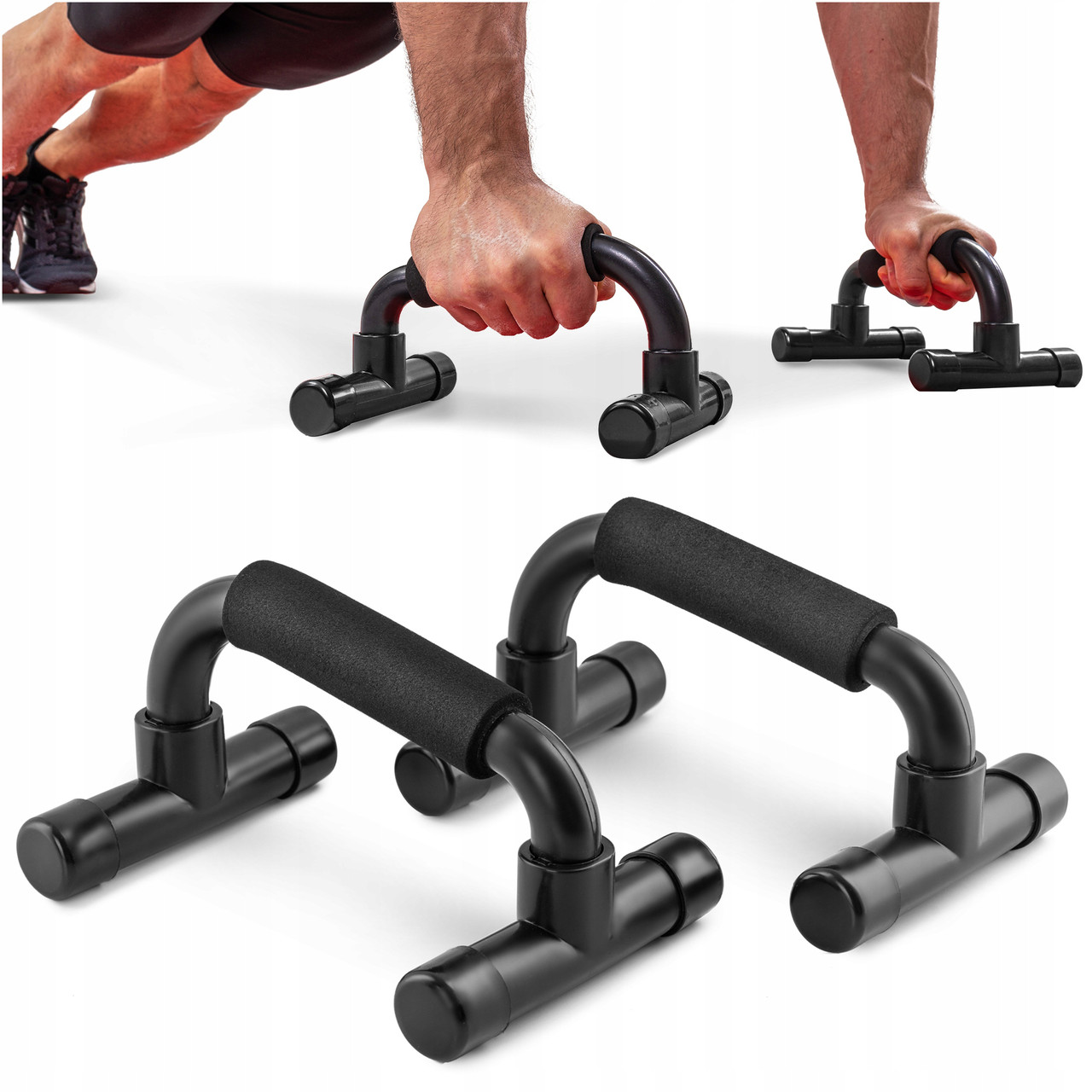 Упоры для отжиманий от пола SportVida Push-up Bars SV-HK0066. Подставки (стойки) для отжиманий AllInOne - фото 5 - id-p1737516569