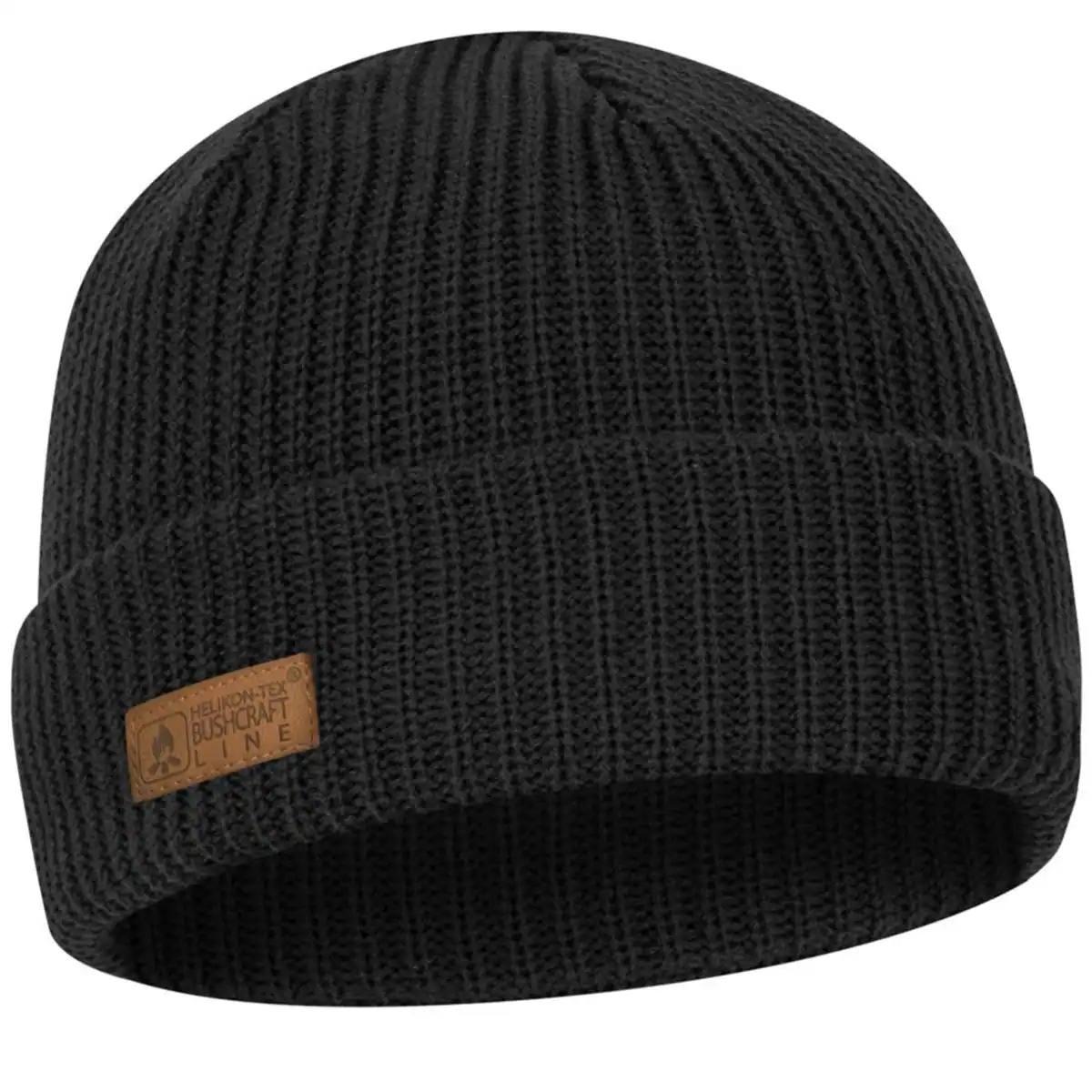 Шапка зимова тактична Helikon Merino Wanderer Black