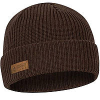 Шапка зимова військова Helikon Merino Wanderer Earth Brown