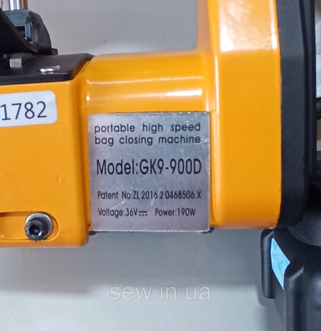 Мешкозашивочная машина GK 9-900D с аккумулятором - фото 2 - id-p1967108324