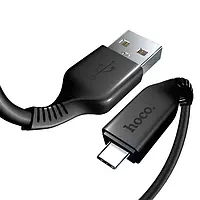 Кабель Hoco. X14 / Micro - USB / Нейлоновое сплетение / 2 метра / Черный