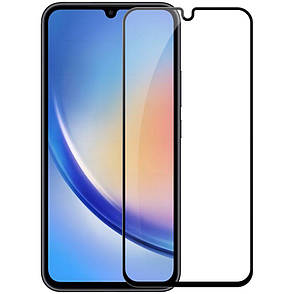 Захисне скло 6D для Samsung Galaxy A34 Black, фото 1