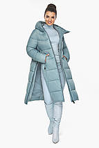 Жіноча топазова дизайнерська куртка модель 55120 42 (XXS), фото 3