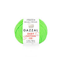 Пряжа Gazzal Baby Cotton 25 (Бебі Коттон 25)