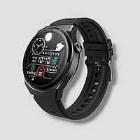 Смарт часы мужские черные с двумя ремешками GT8 Pro