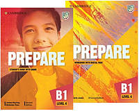 Комплект Prepare! Second Edition 4 (B1) Student's Book + Workbook with Digital Pack (учебник + тетрадь)