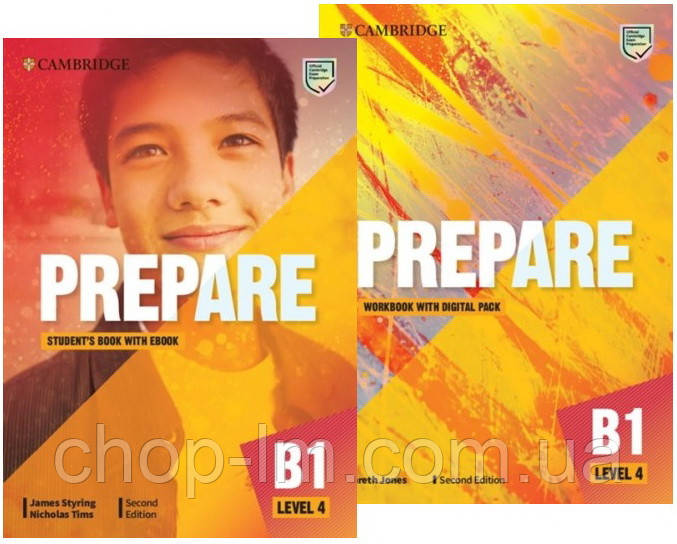 Комплект Prepare! Second Edition 4 (B1) Student's Book + Workbook with ...