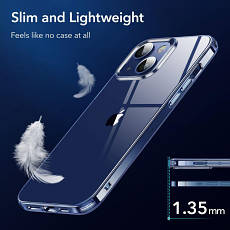 Силіконовий чохол Premium для iPhone 14 PLUS Прозорий, фото 4