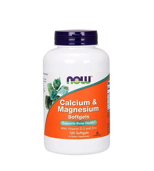 NOW Calcium & Magnesium (120 softgels)