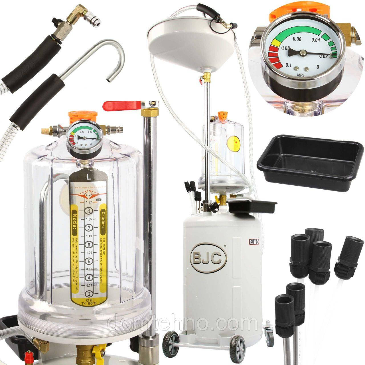 Установка для відкачування відпрацьованої оливи 80л BJC M78305, фото 1