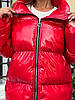 Тепла жіноча куртка оверсайз плащівка утеплювач аеропух Gv2523, фото 8