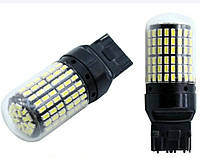 Авто LED лампы в задний ход, ДХО T20, W21W, 7440 144SMD, 12В, 21ВТ Canbus-Без Быстрого моргания, белый