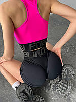 Шорти FitRun: Shorts Super Nuts "Total Black Relief"