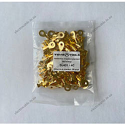 Наконечник 1.5-2,5мм2 д.4,5мм розрізний DJ431-4C кільцевий без ізоляції