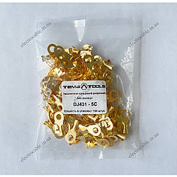 Наконечник 1.5-2,5мм2 д.5,2мм розрізний DJ431-5C кільцевий без ізоляції