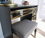 Туалетний столик OK Style чорний глянцевий 90 x 80 x 40 см, фото 6